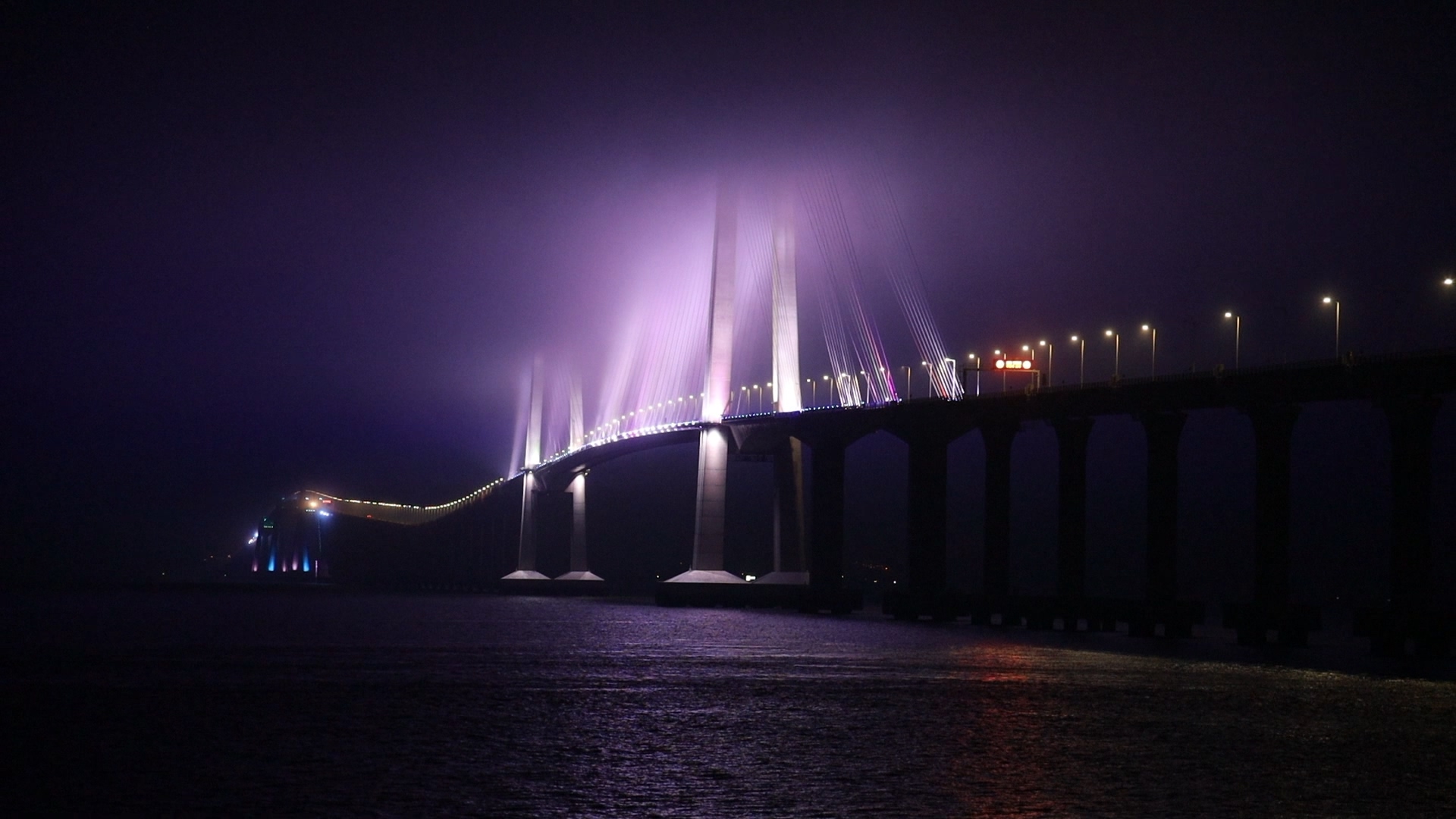 신안 천사대교의 신비스런 야경