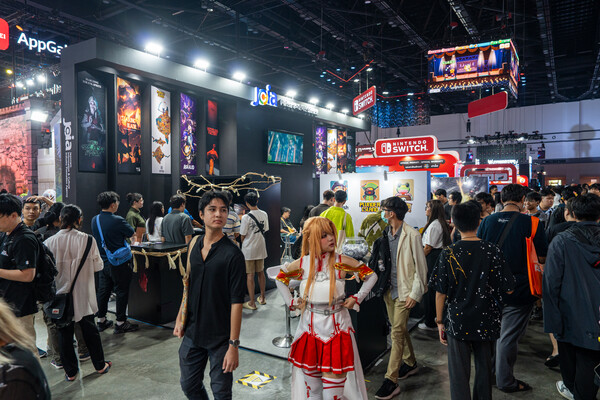 태국게임쇼에서 운영된 전남공동관 현장